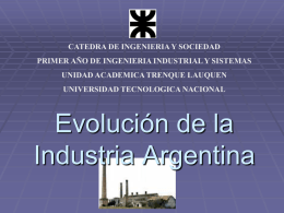 Historia Industrial Argentina