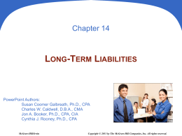 14 Long-term liabilities