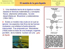 Modelos Nucleares (II) - Departamento de Física