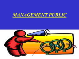 Management public PPT