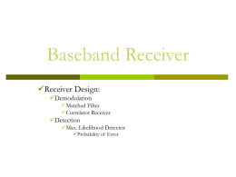 Baseband Pulse Transmission
