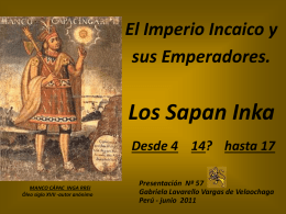emperadores incas - Holismo Planetario en la Web