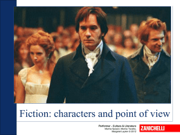 Fiction: characters and point of view