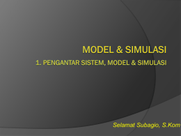 Model & Simulasi 01