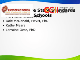 Common Core CACE Presentation
