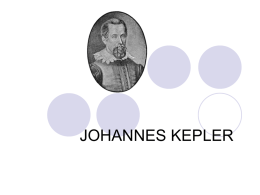 Johannes Kepler - kaldirmakuvveti