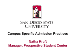 San Diego - The California State University