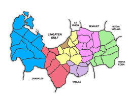 MAP OF PANGASINAN Indicating the 6 INTERLOCAL HEALTH ZONE