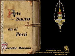 ARTE SACRO -Devoción MARIANA-Nº 79