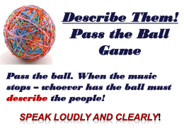 PASS the Ball PowerPoint