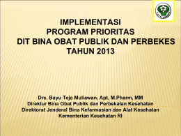 pengendalian harga obat oleh pemerintah