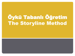 Öykü Tabanlı Öğretim The Storyline Method
