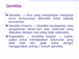 11_Genetika - HIMBIO UNPAD