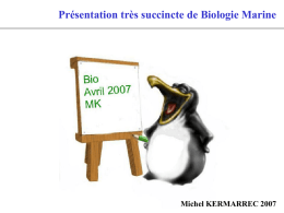 Biologie marine (© Michel KERMARREC 2007)
