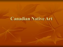 Canadian Native Art - Visual Arts Penetanguishene Secondary School