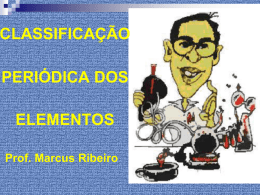 TABELA PERIÓDICA - Prof Marcus Ribeiro