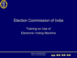 Training on Use of Electronic Voting Machine -3