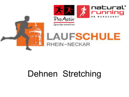 Dehnen/Stretching - proactiv