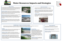 Water Resources Impacts and Strategies