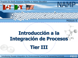 Introducción a la Integración de Procesos Tier III