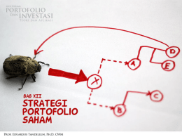 Strategi Portofolio Saham