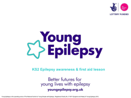 KS2 Epilepsy awareness and first aid lesson