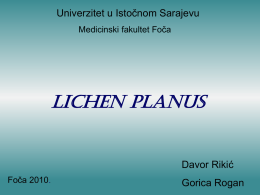 Rikic, Rogan, Lichen planus.