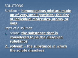 solution note