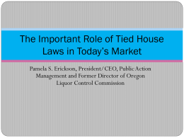 The Important Role of Tied House Laws in Today`s Market
