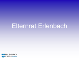 nicht - Elternrat Erlenbach