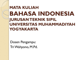 Materi UMY (Bahasa Indonesia)