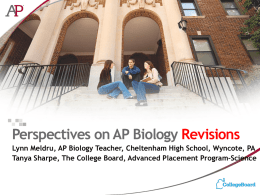 AP Biology - College Board