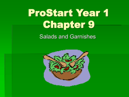ProStart Year 1 Chapter 9