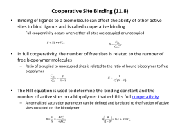 Cooperative Binding