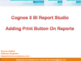 Session–06–Report studio