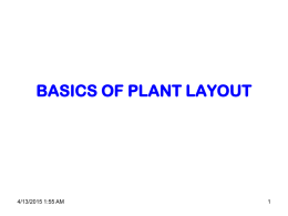 Plant Layout Design