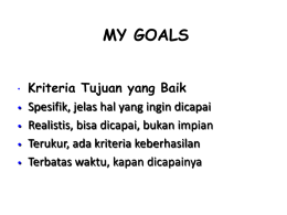 my goals