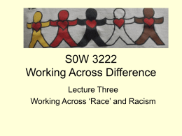 Social Work and Diversity