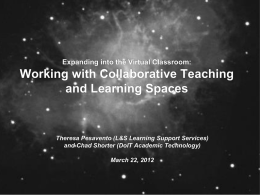 Collaboration seminar - L&S Learning Support Services