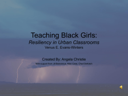 Teaching Black Girls - Angela Christie