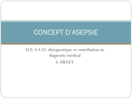 CONCEPT D`ASEPSIE - Archive-Host