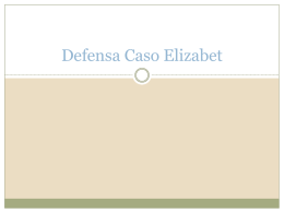 Defensa Caso Elizabet