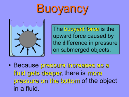 buoyant flexture