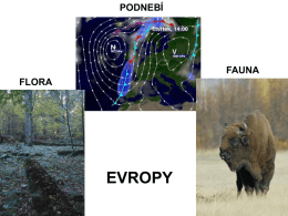 Podnebí, fauna a flóra Evropy