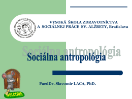 Sociálna antropológia