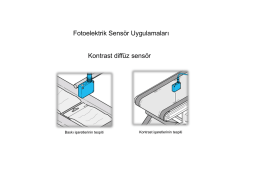 Fotoelektrik Sens&ouml;rler