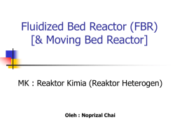 Pengantar Fluidized Bed Reactor
