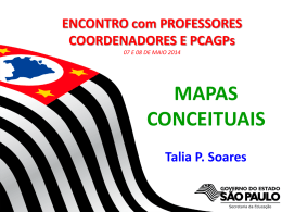 Mapas Conceituais  - Governo do Estado de São Paulo