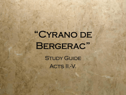 “Cyrano de Bergerac”
