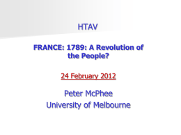FRANCE: 1789
